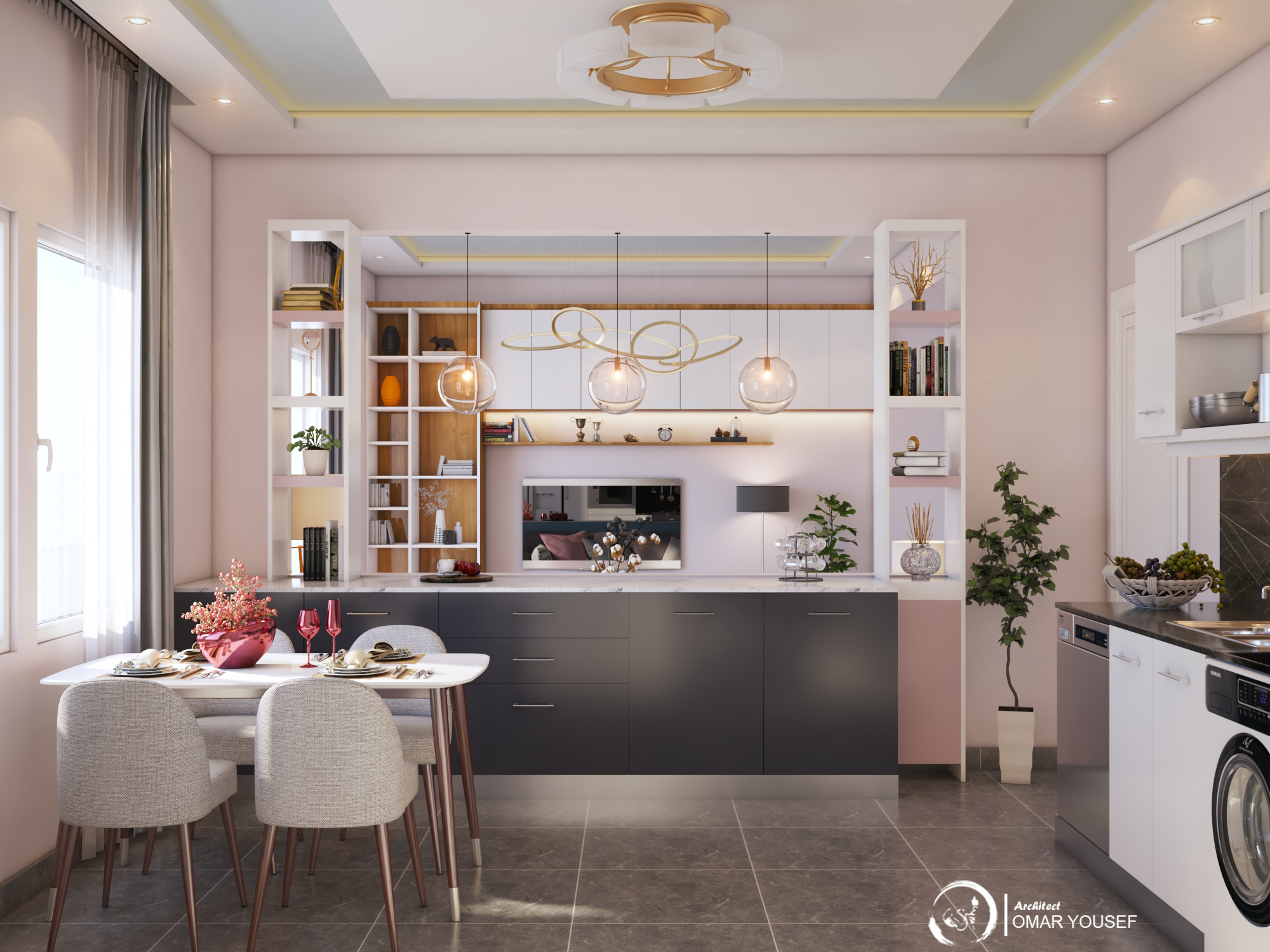 Rosy dream（客厅带厨房）-4