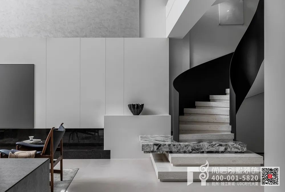 嘉兴宝石公馆现代简约别墅设计丨中国嘉兴丨杭州尚层装饰-41