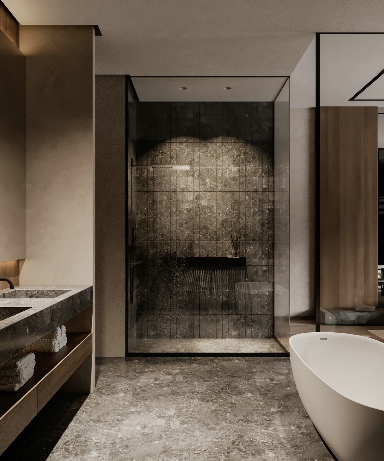 原木+高级灰  有温度的设计 舒适迷人-12