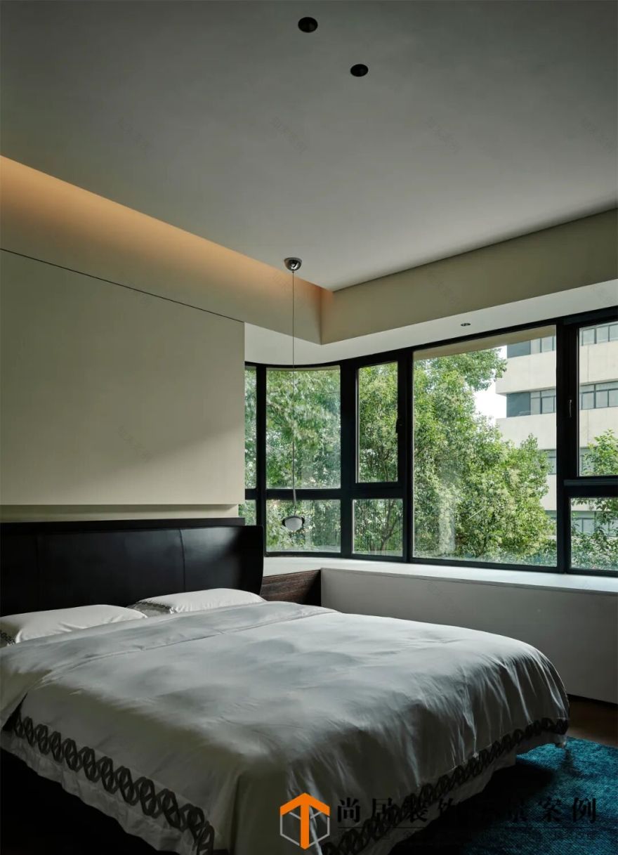 尚居实景案例丨60w打造出的140平暗调空间丨中国南京丨尚居装饰-46