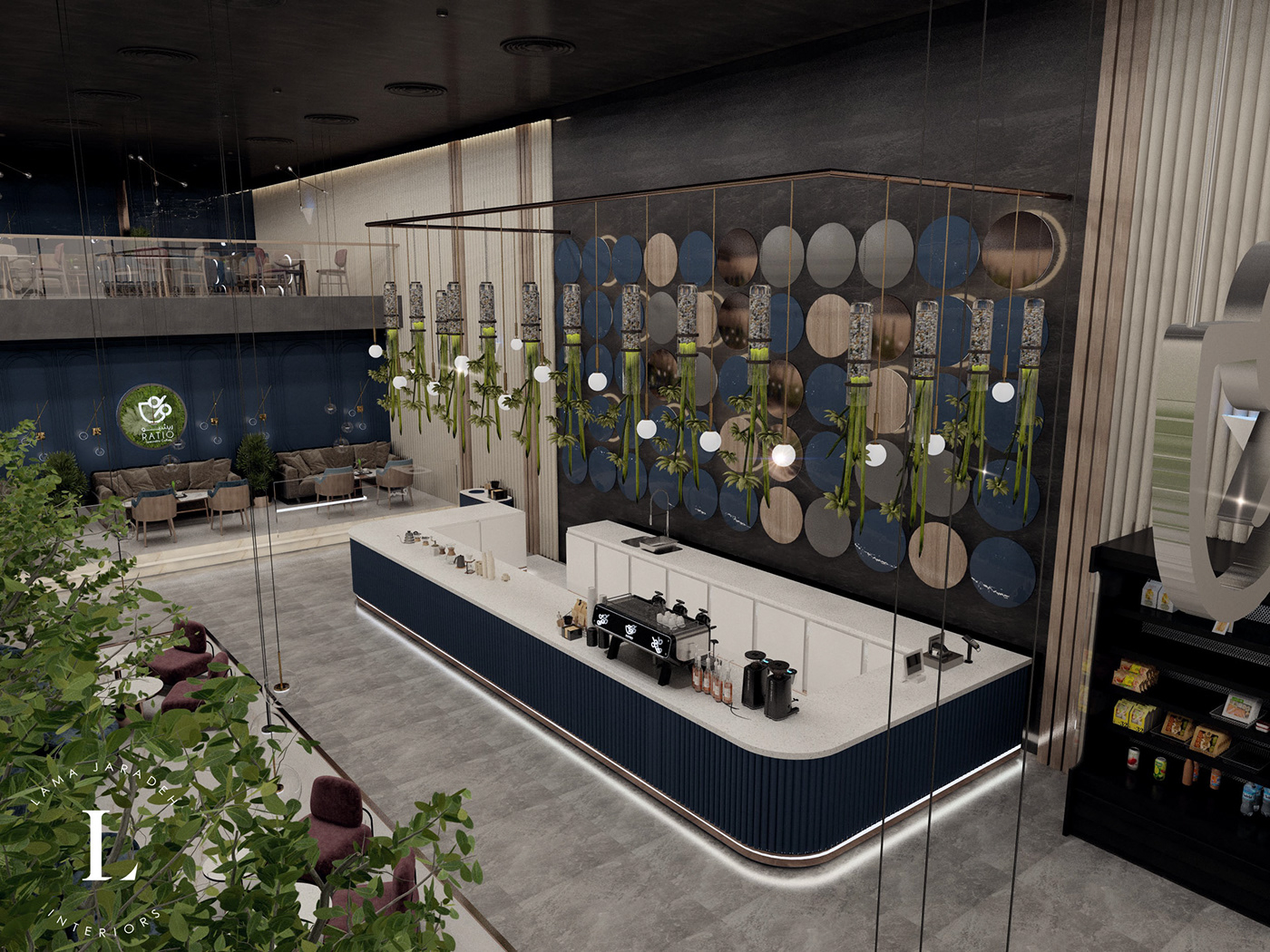 Ratio Cafe 室内设计丨Saudi ArabiaAbha丨hafer albatin-22