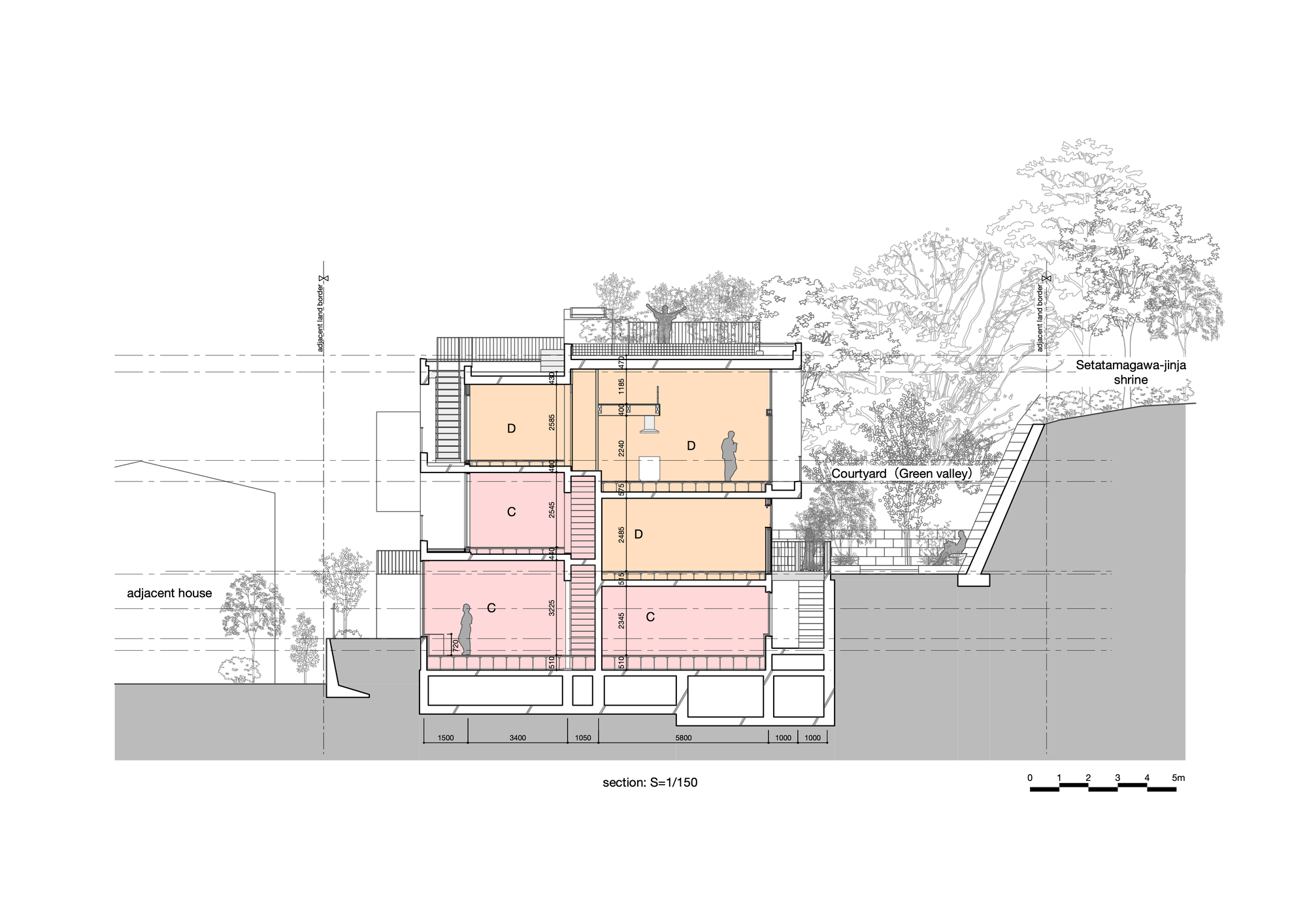 尼古丁塔玛台地合作住宅丨日本东京丨Okuno Architectural Planning-22