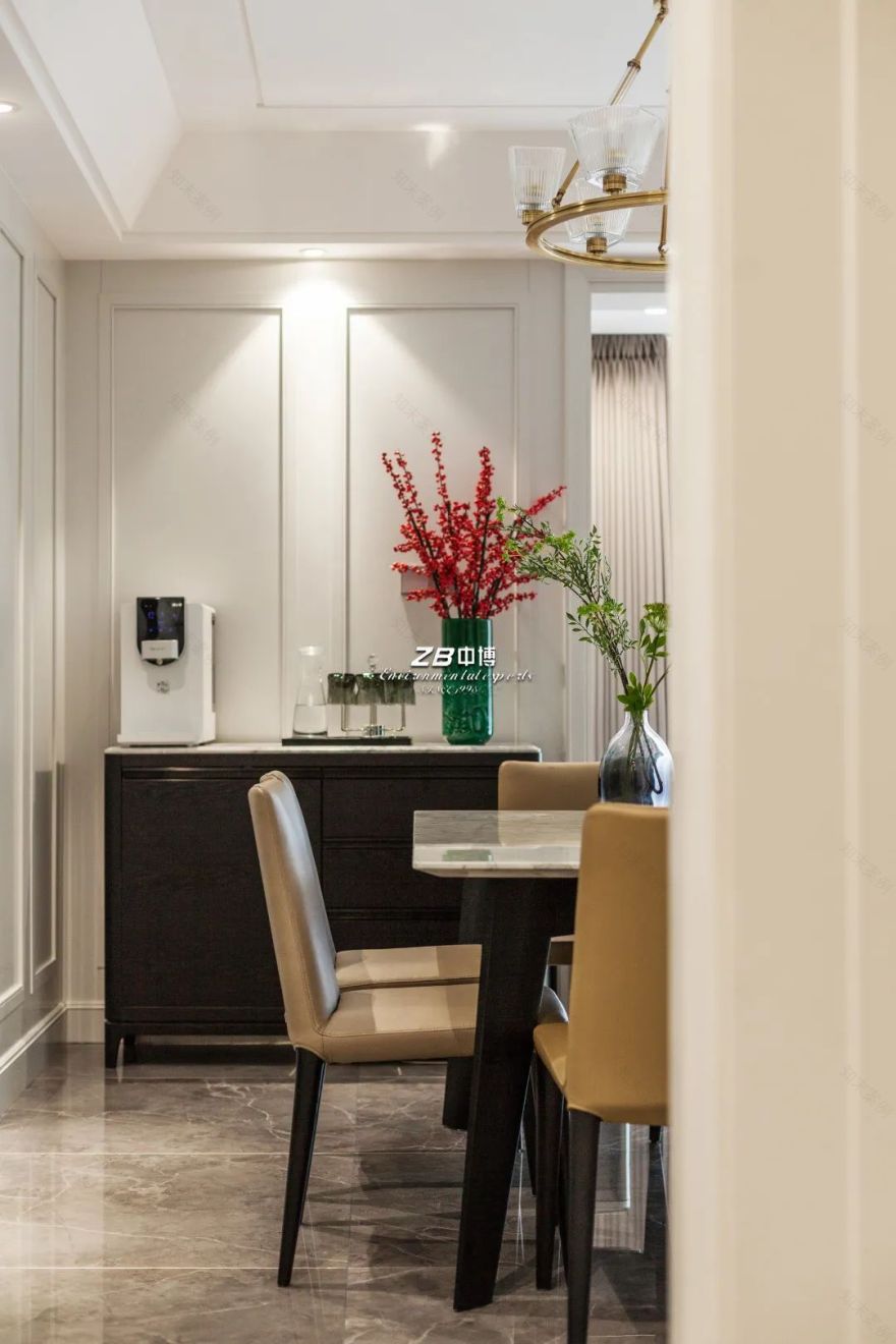 ZB design | 同事115平超有质感的轻奢风,效果好到没朋友!-22