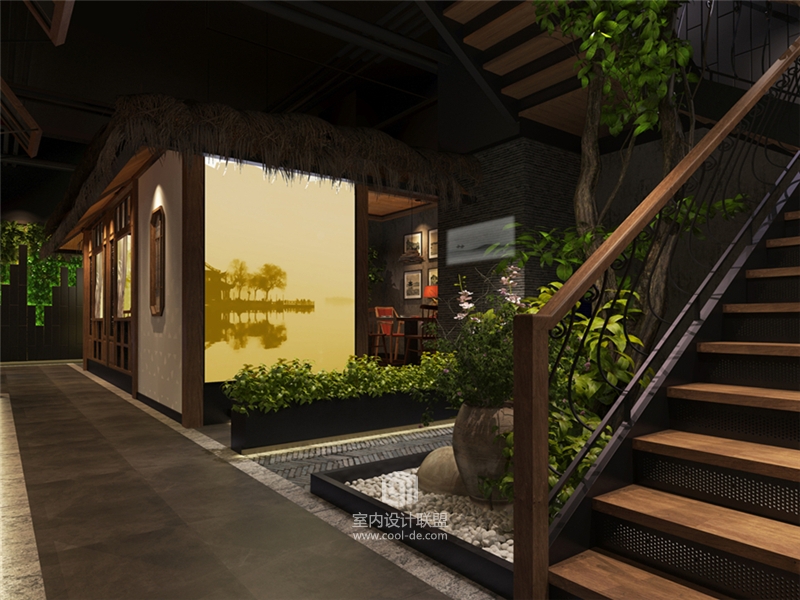 杭州品尚设计-西宁绿茶餐厅设计-7