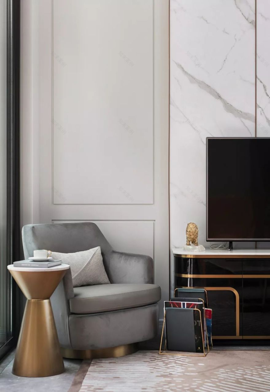 都会闲适浪漫,轻奢别墅样板房的诗意空间-19