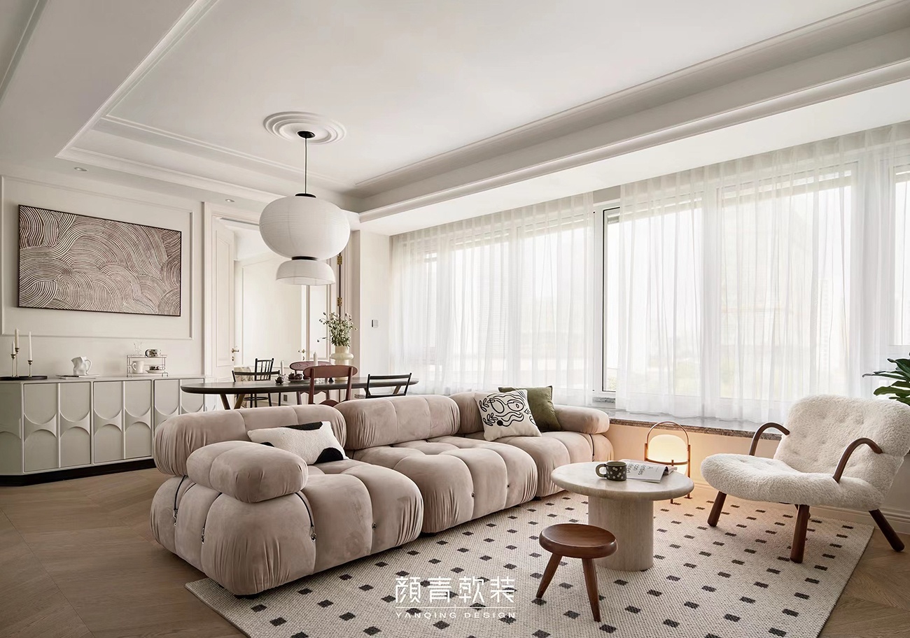 温柔法式梦境 · 杭州国樾湾软装项目丨中国杭州丨颜青软装-7