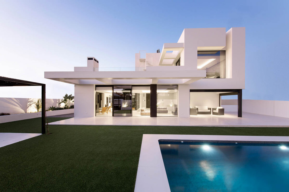 西班牙加的斯镇海滨别墅设计-9