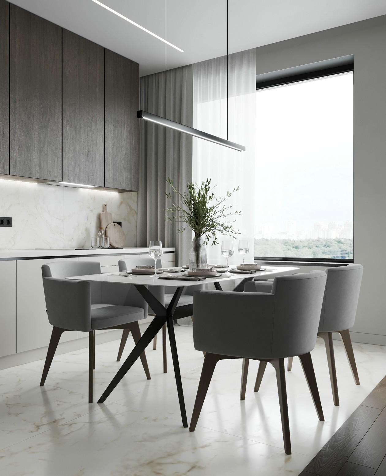 高级灰色系公寓设计 既独特又有魅力-5