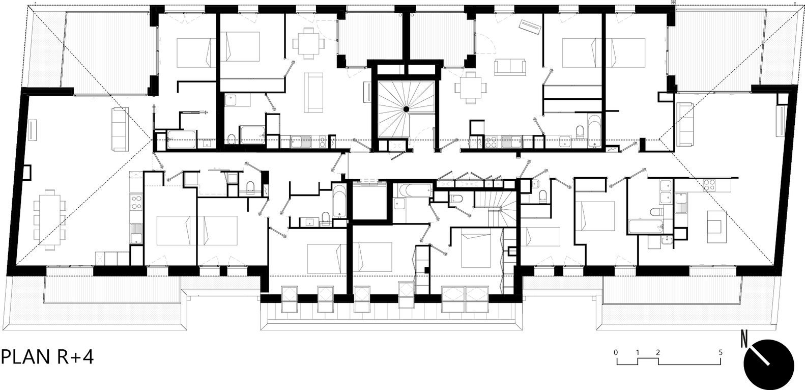 法国图卢兹公寓建筑丨Taillandier Architectes Associés-43
