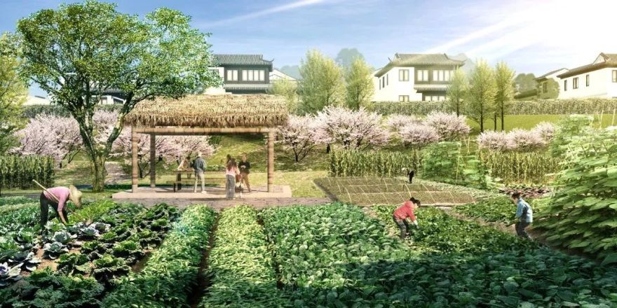 青岛桃李春风小镇 | 田园牧歌与尧王山水的空间叙事-307