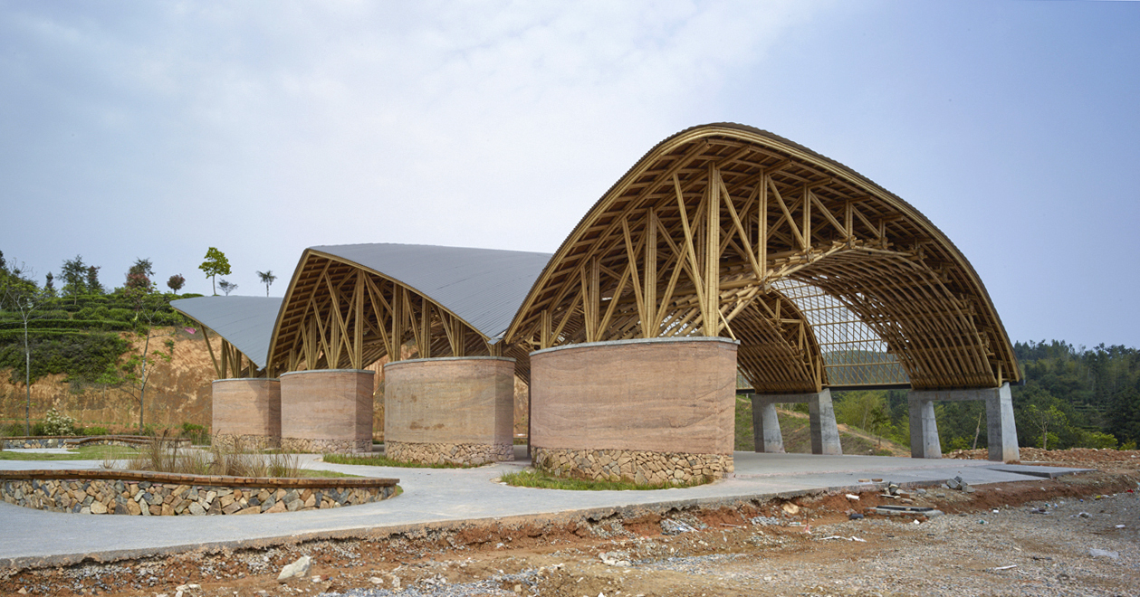 竹管垅茶青市场：编竹成拱，集废为用 / 清华大学建筑设计研究院-20