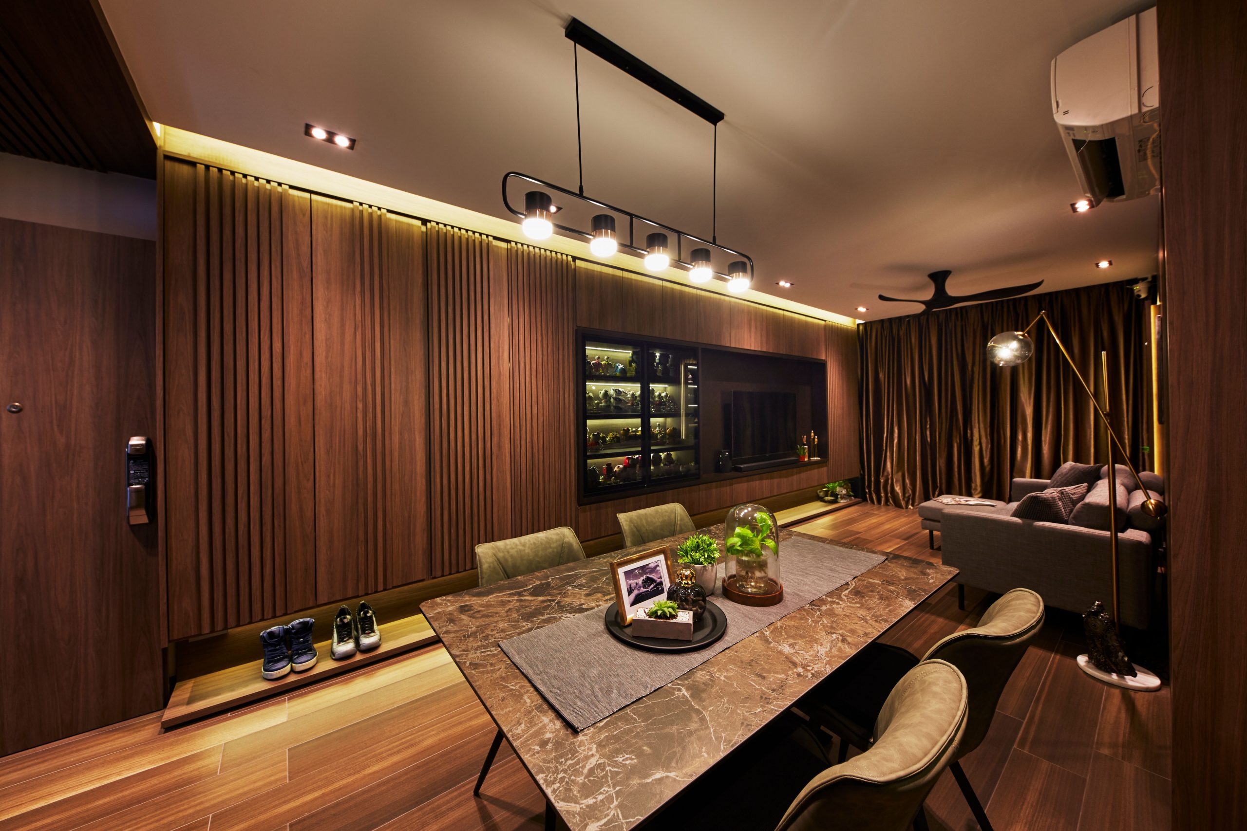 Fernvale Road 4RM HDB 转售住宅室内设计丨新加坡丨The Interior Lab-34