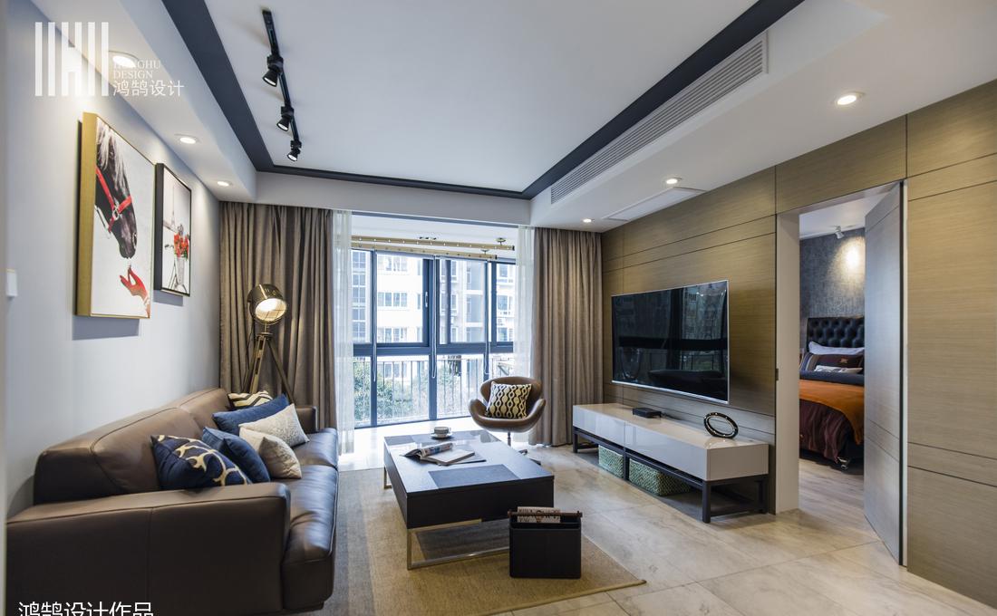 上海阳城 125㎡现代浪漫家居设计-7