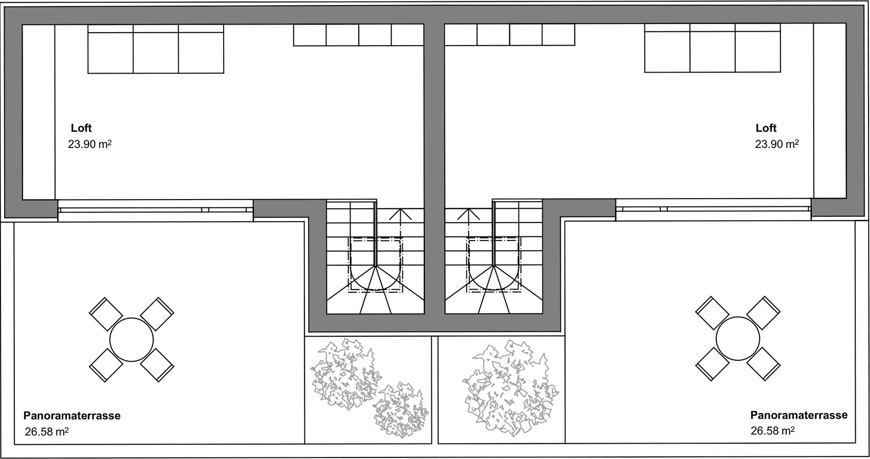 山坡上的半独立式住宅,奥地利 / MWArchitekten-40
