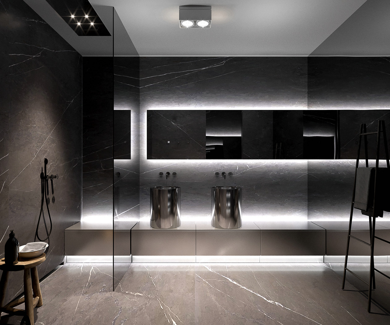 乌克兰Kyiv铜色公寓设计-13