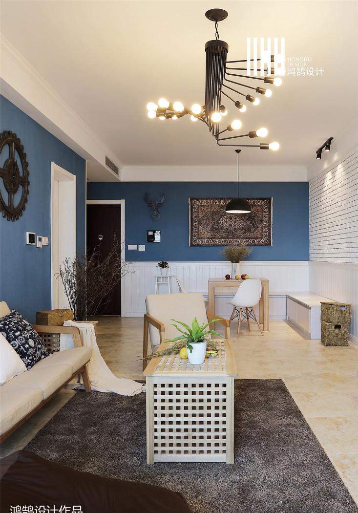 《蓝颜》平层设计 | 温馨工业风,打造浪漫回忆空间-21