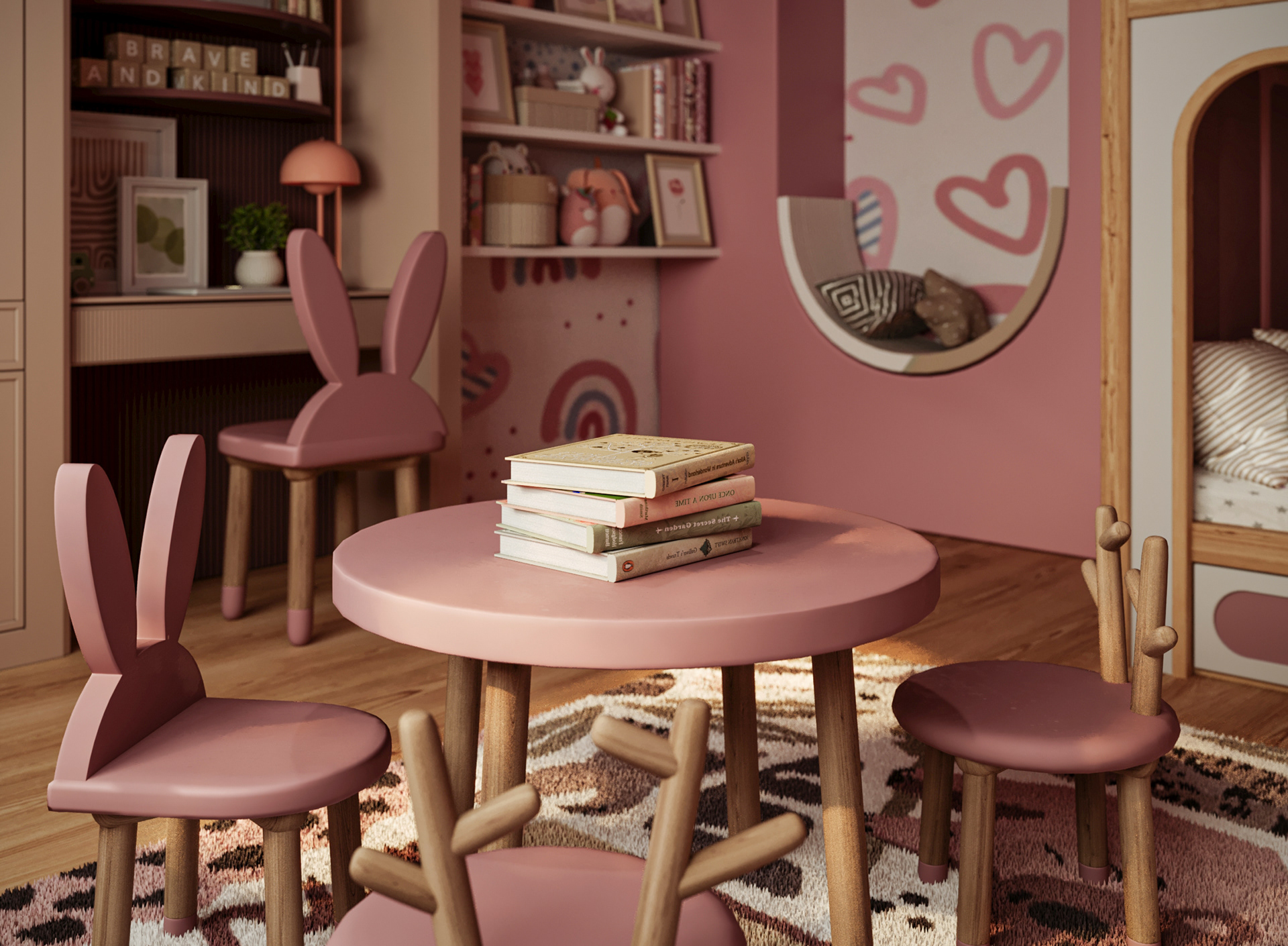 Girls' bedroom design-5