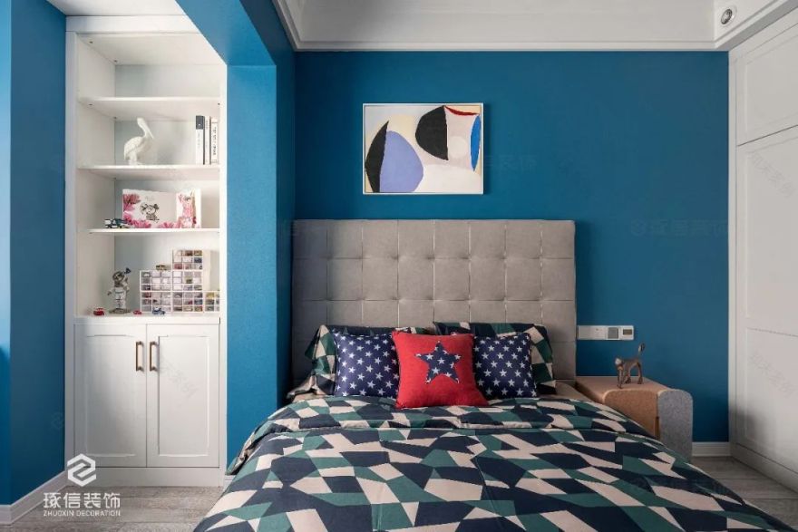 美式轻奢,打造精致优雅的三口之家-46