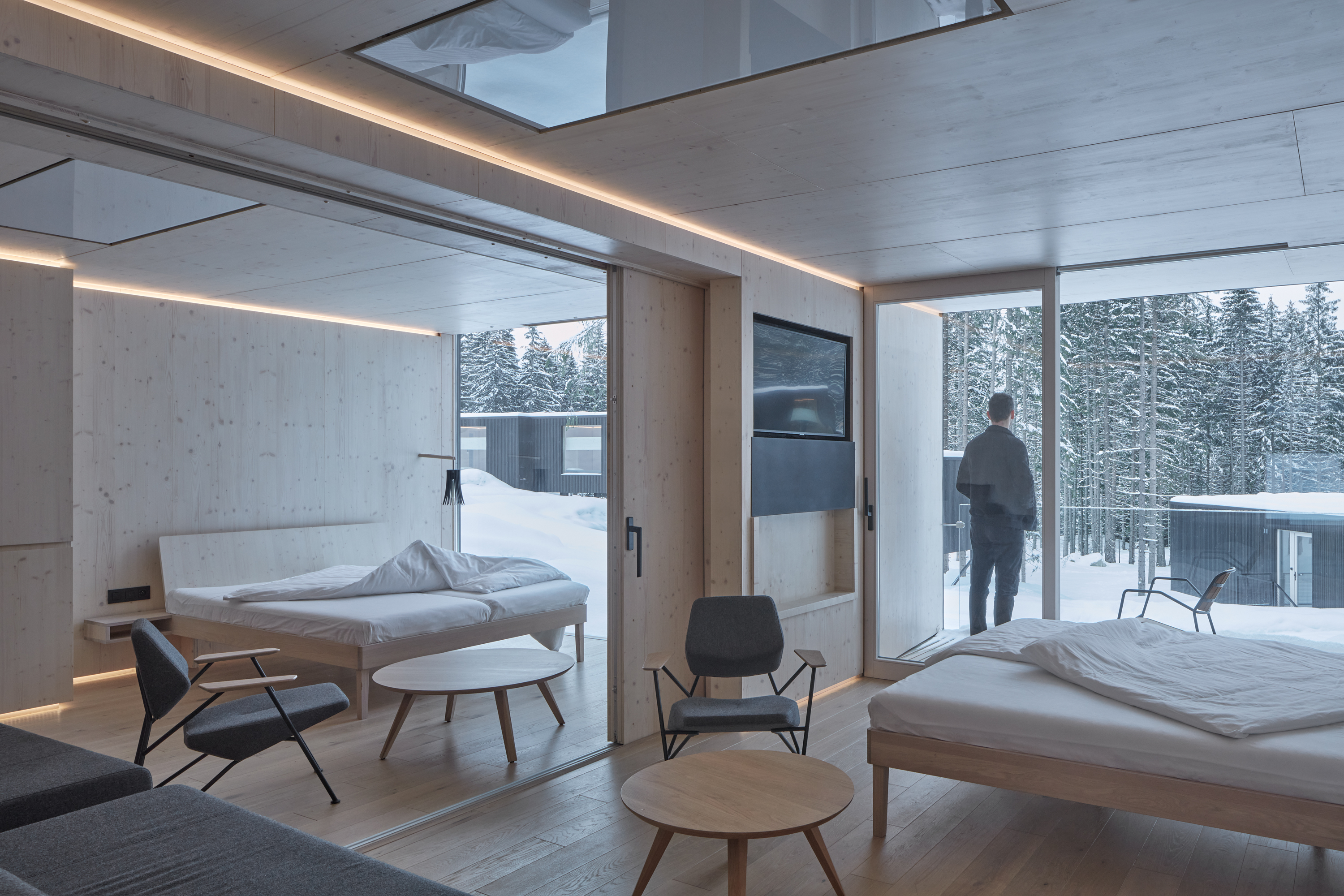 森林酒店 Bjornson 的双向公寓设计丨Arkshelter-22