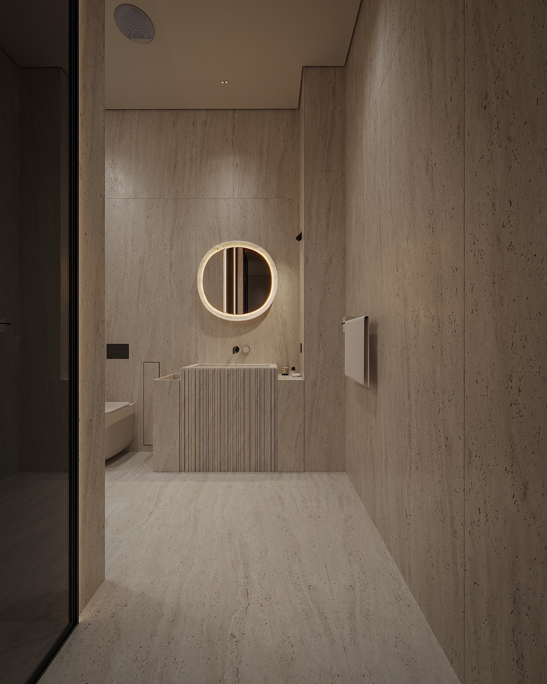 现代简约风格的浴室

注：这里LIGHT在描述浴室风格语境中常可理解为简约、明快等意思，现代简约风格的浴室是较为符合常见表达习惯且准确的翻译 -4