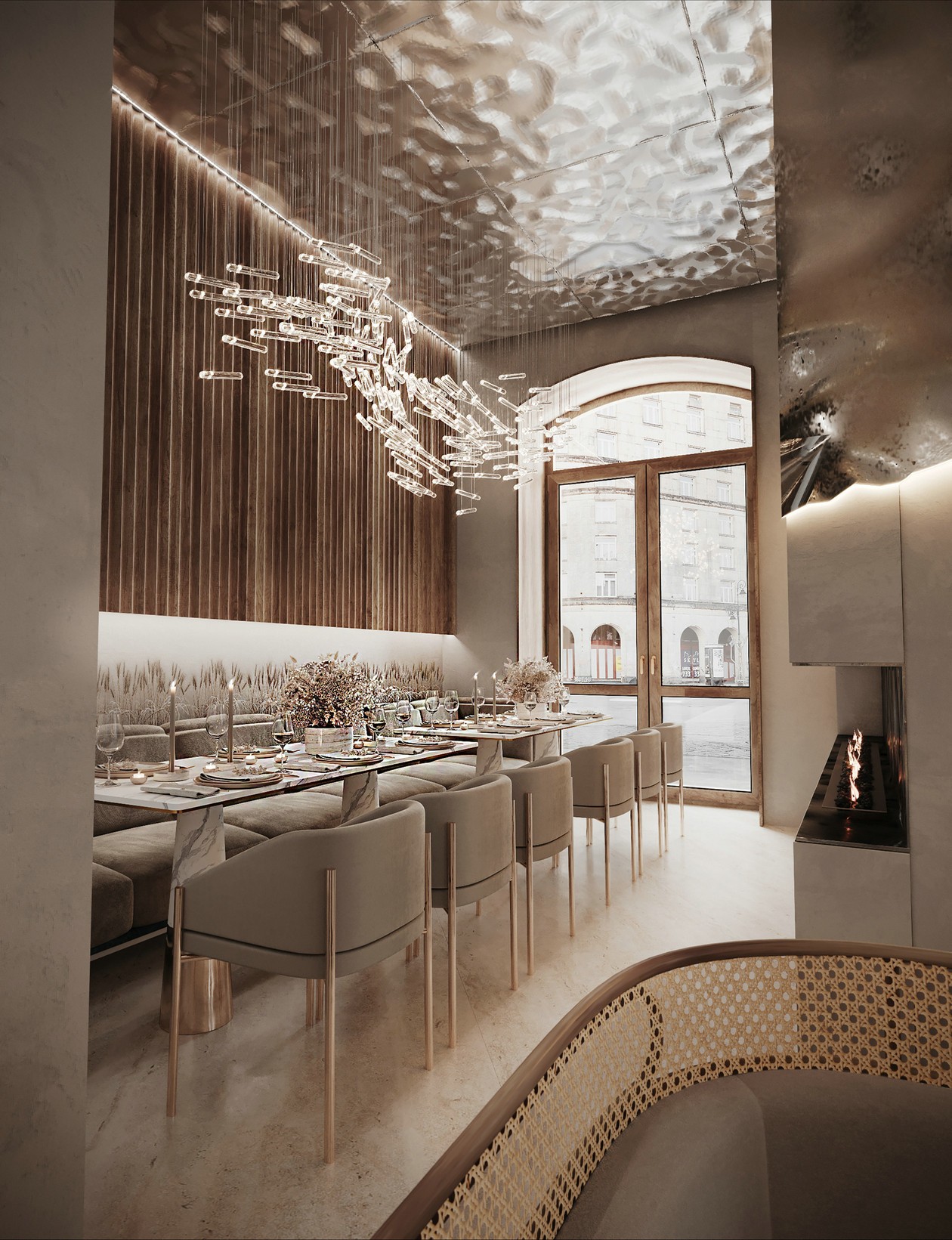 设计感超强的餐厅设计 很有意境！-12