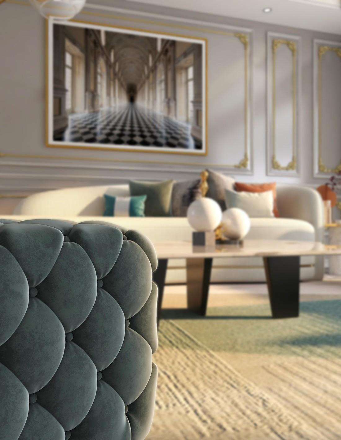 187㎡欧式轻奢风,打造典雅艺术空间-5