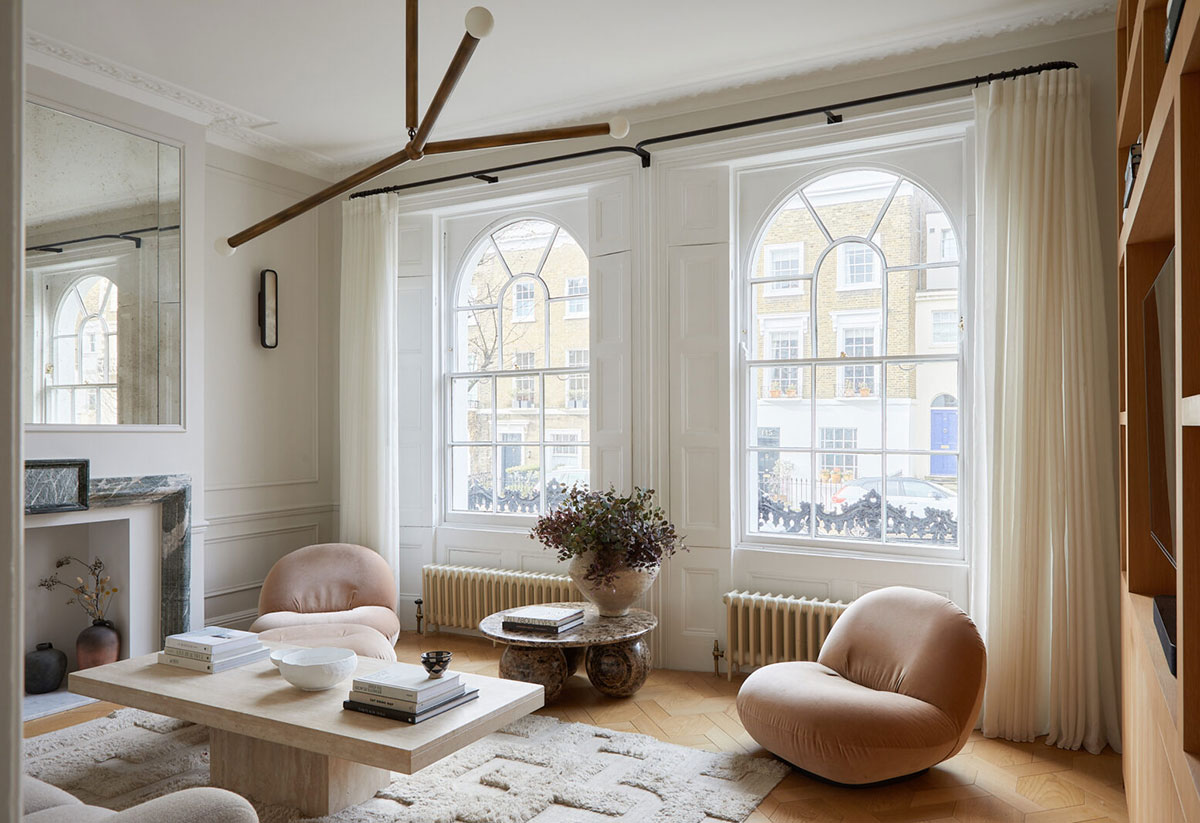 伦敦优雅维多利亚式公寓的现代改造-1