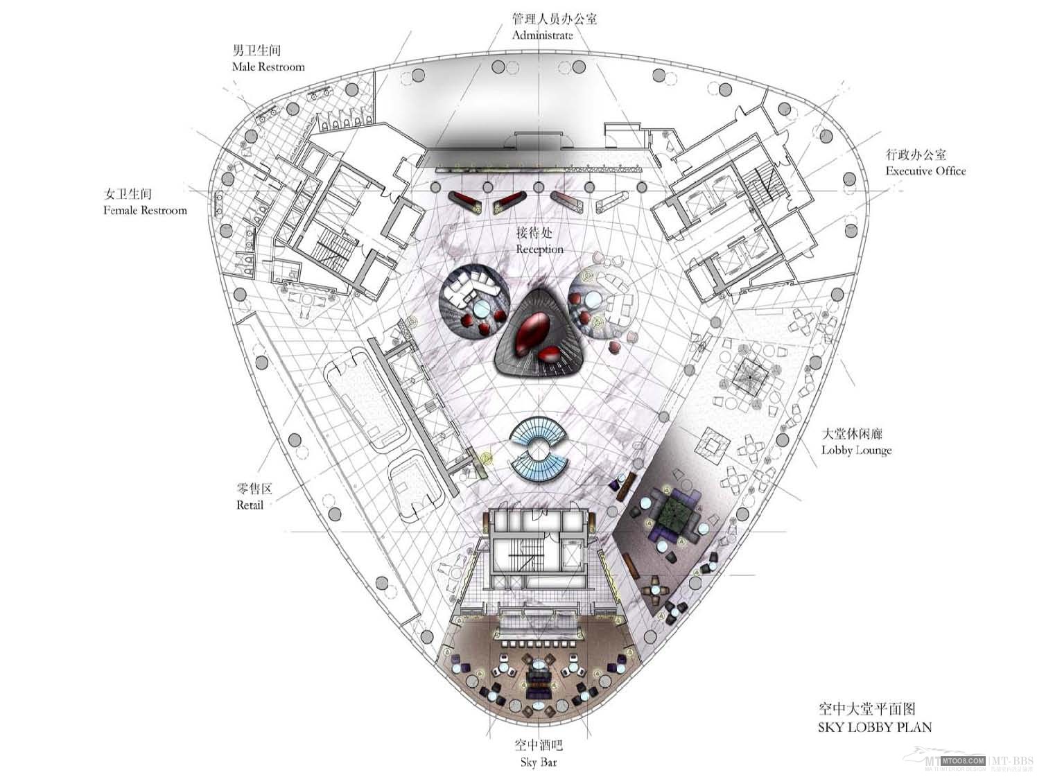 HBA  广州西塔四季酒店概念方案设计-5