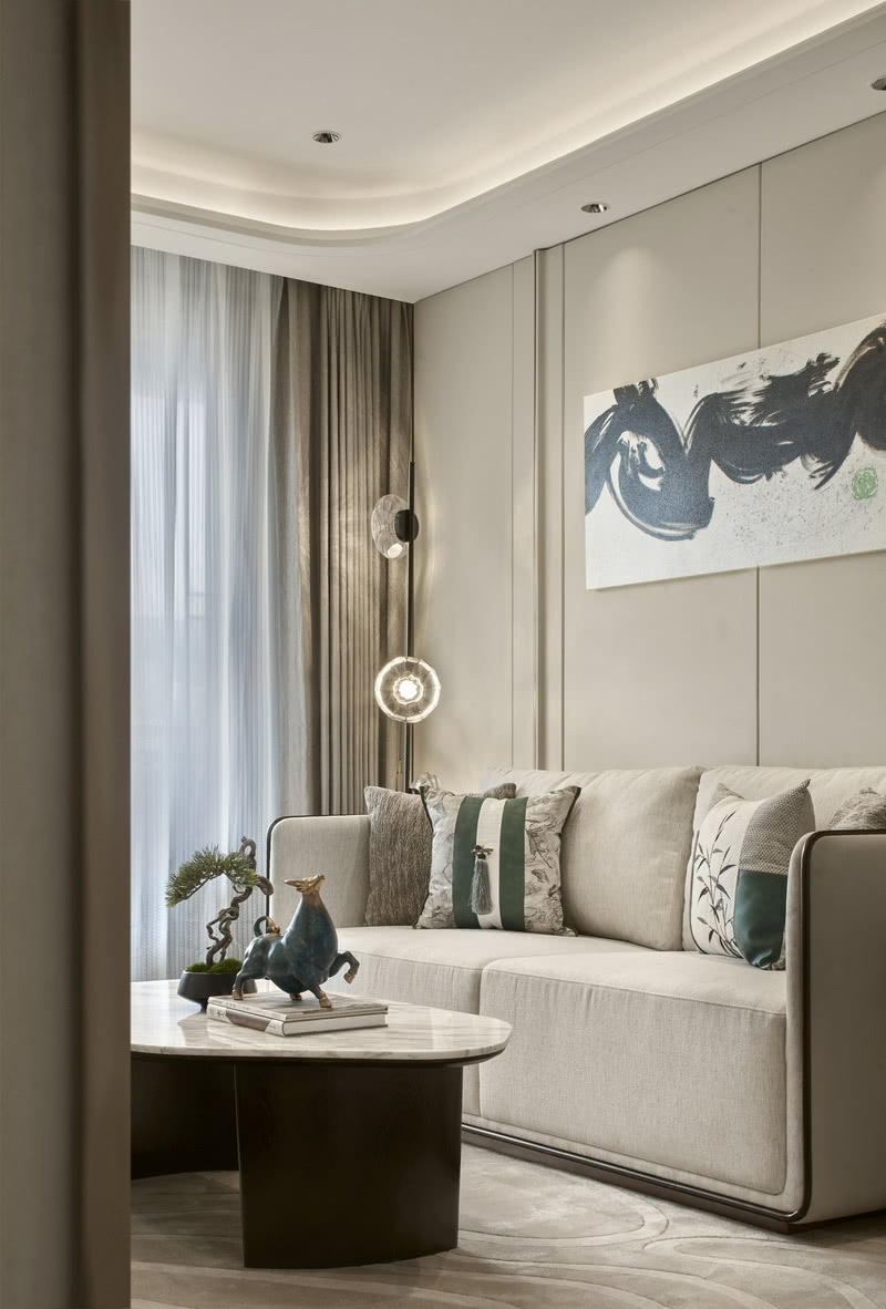 泰州金通绿城·桃李春风别墅新东方艺术软装丨中国泰州丨深圳市伊派室内设计有限公司-17