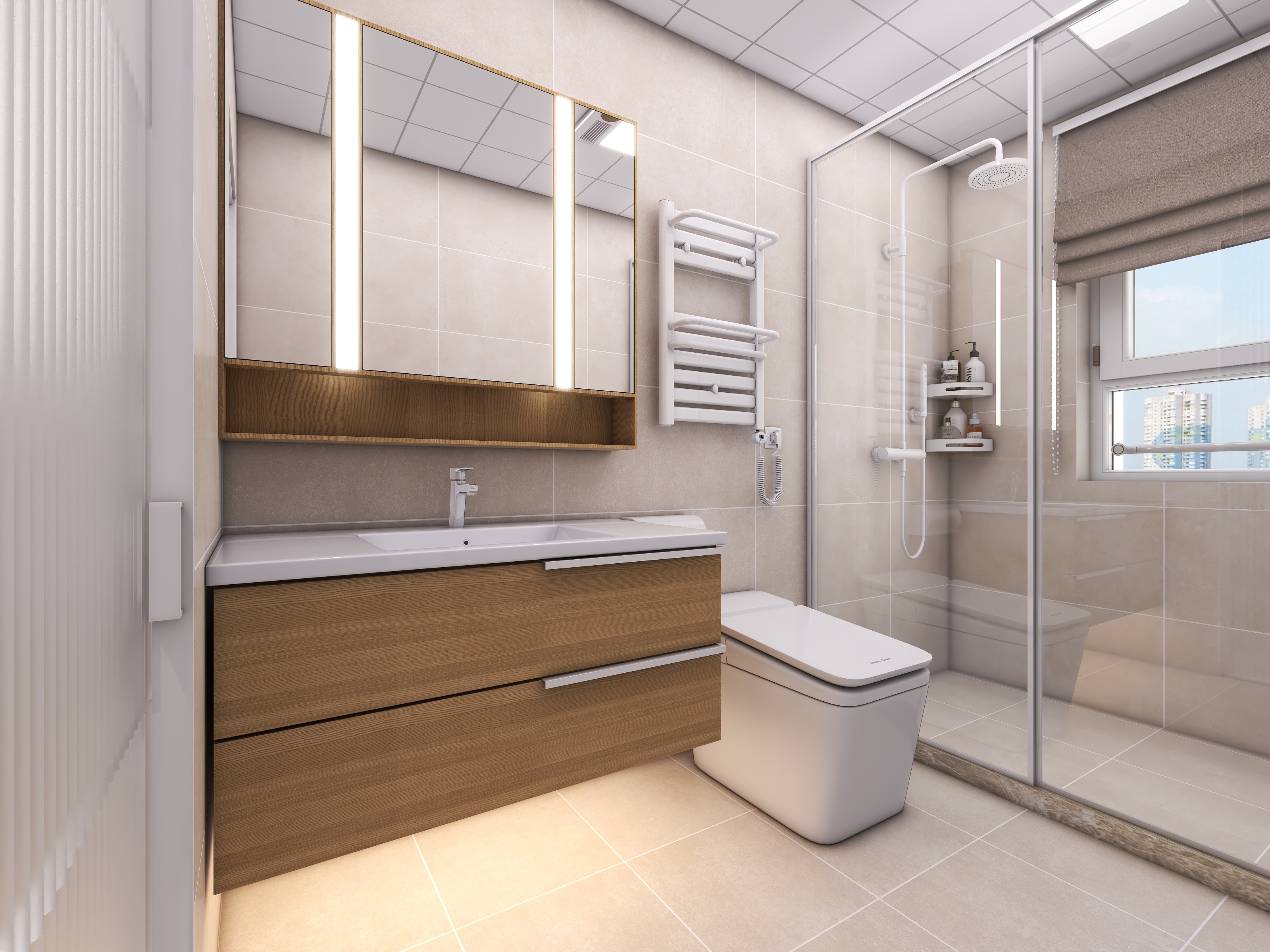 四川成都听湖九园（142平现代简约四居室）-85