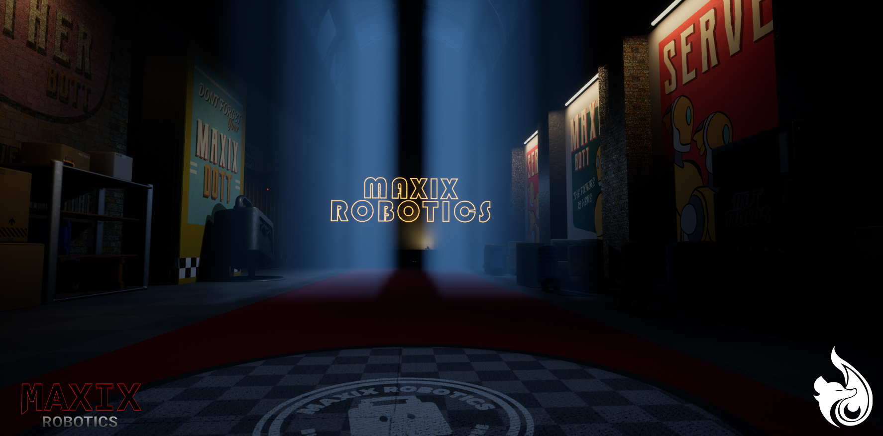 迈艾机器人公司（注：Ma·i根据发音推测音译为迈艾，这里假设是一家机器人公司名，若有更准确背景信息，翻译可能更精准） 丨Belfrost Studios-1