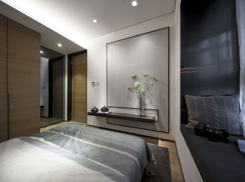 方磊壹舍设计 | 路劲上海派,80 后专属小户型高级灰居所-13