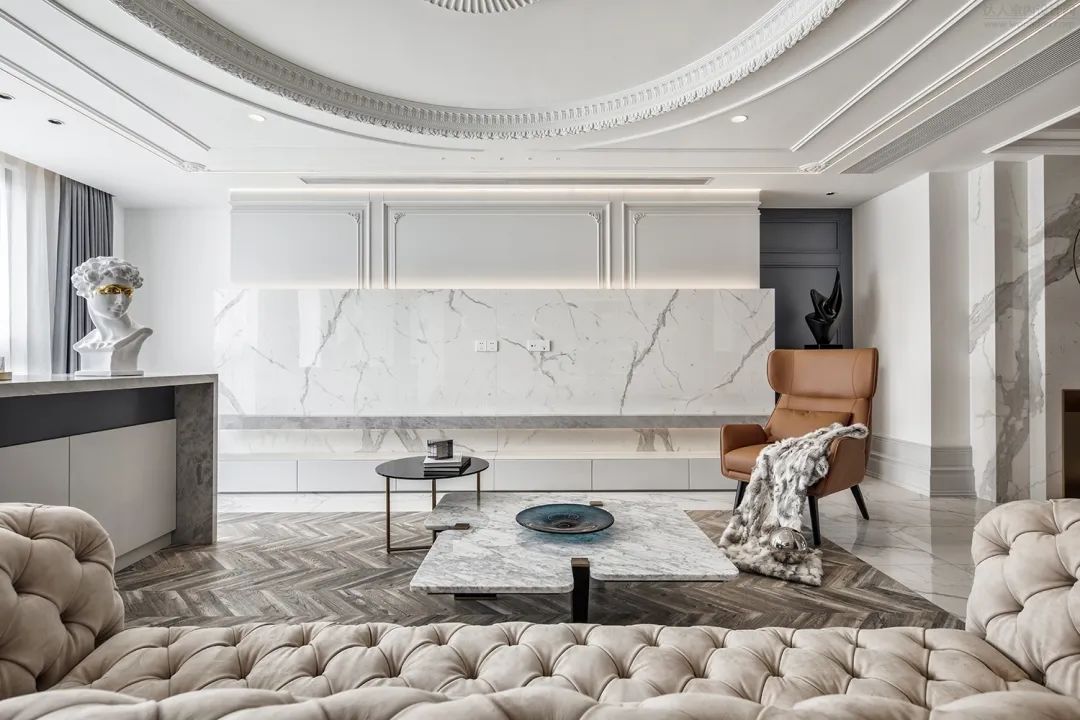 余姚绿城明园 180㎡宜居港湾,柔暖雅灰展现奶油般丝滑空间-5