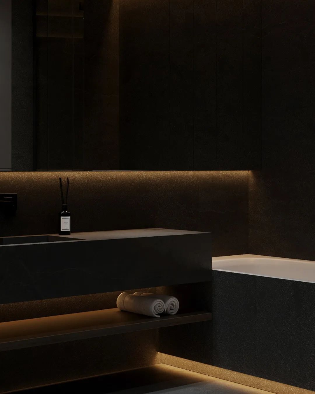 76㎡现代简约深色空间设计丨KYDE.architects-53