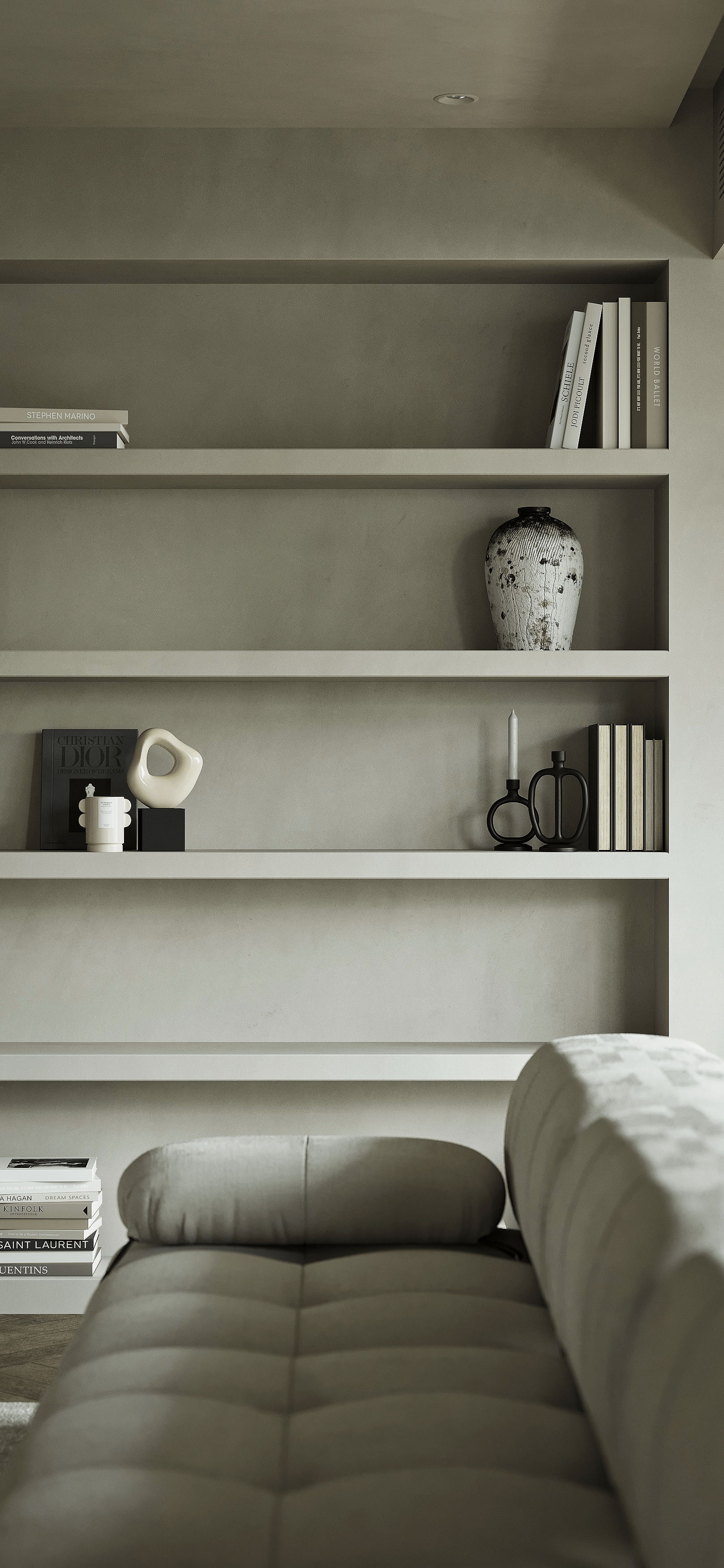 灰色系空间设计 这质感太棒了吧！-5