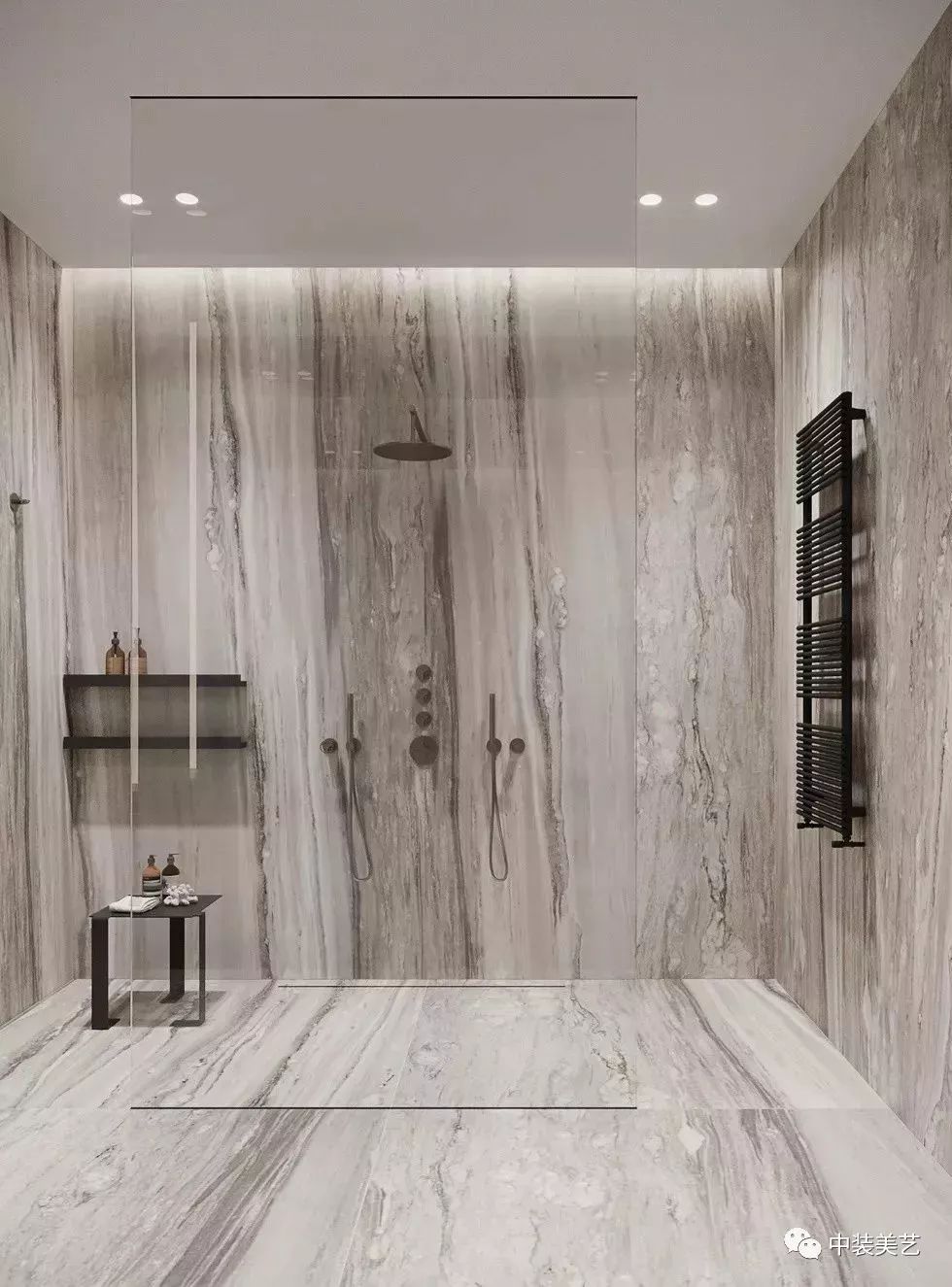 Color / 跟着大师学软装-750㎡高级灰别墅，越极简，越奢华！-58