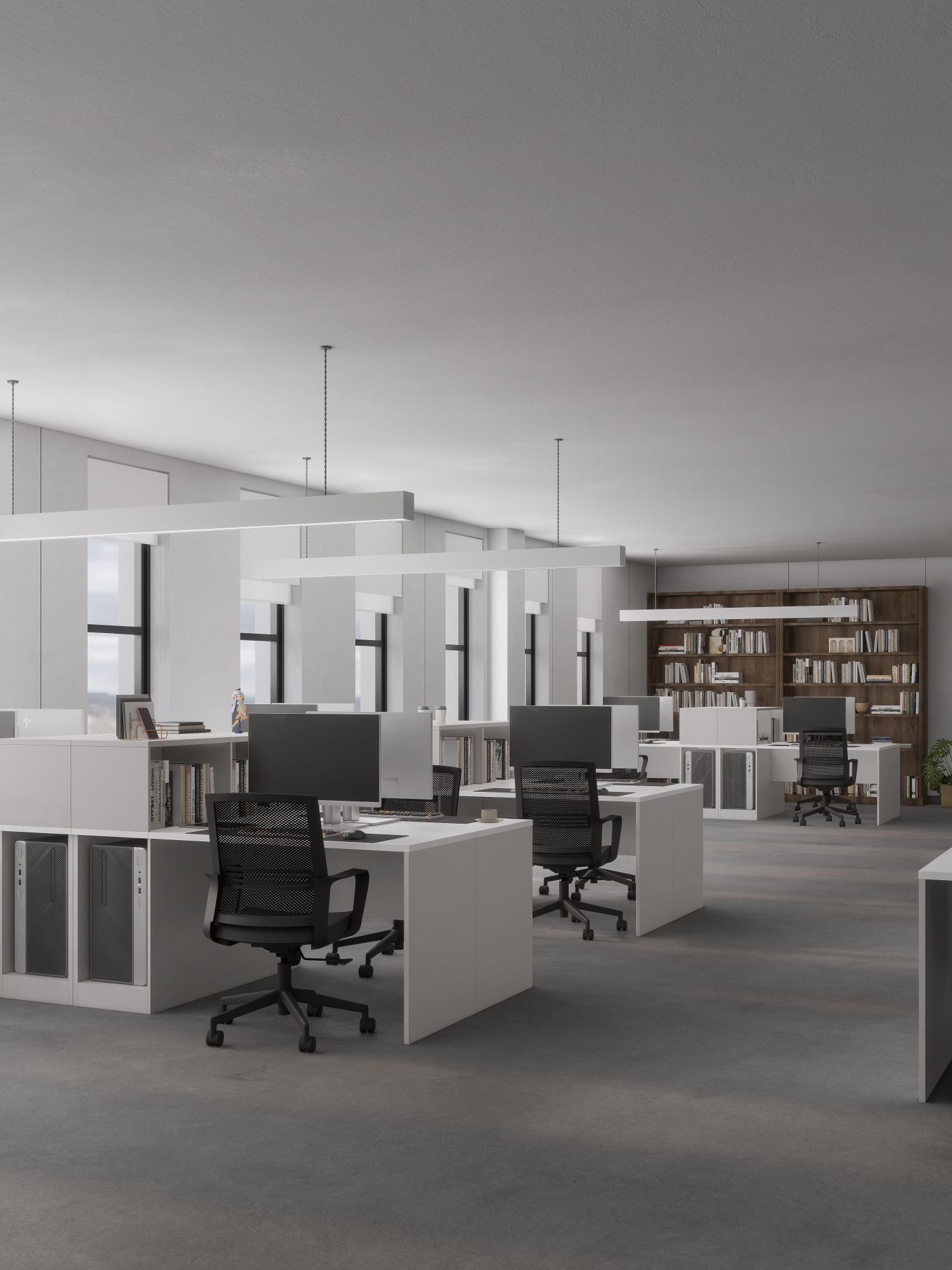 Enscape渲染｜笕桥里的办公空间-5