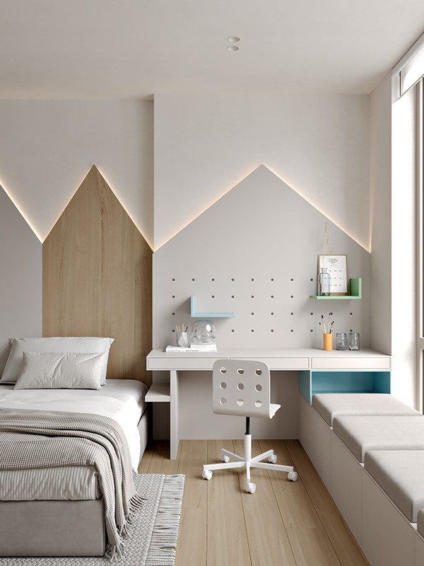 100㎡原木+高级黑 既舒适又精致！-25