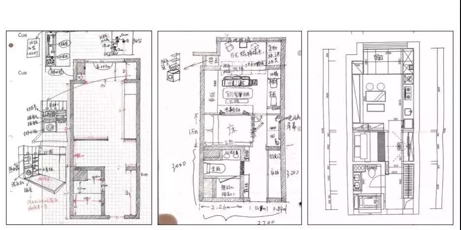 35㎡小户型逆袭 | 一室四用，浴缸、开放式厨房、衣帽间、榻榻米全都有-15