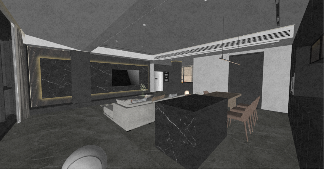 重庆壹号院暗黑风格现代极简设计丨中国重庆丨空一筑造-52