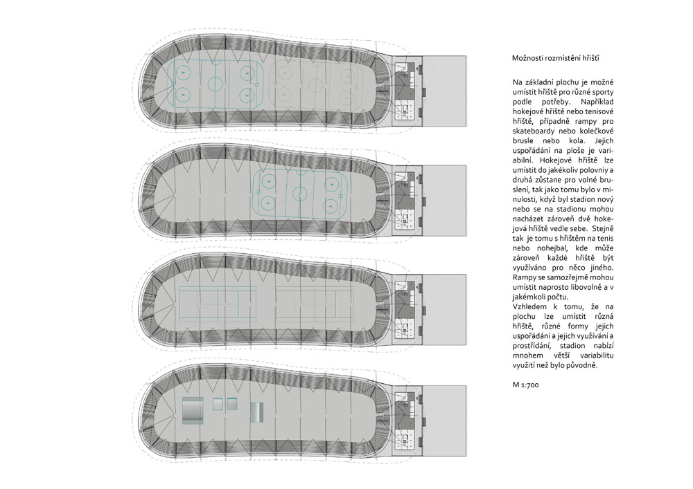 Zastřešení zimního stadionu, ostrov Štvanice | Klára Švecová-21