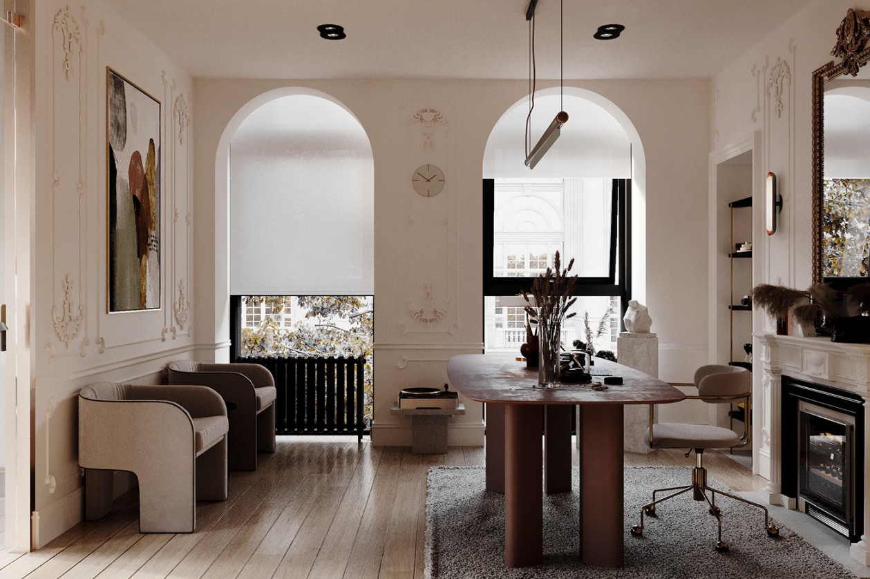 国外居家 办公空间设计！-17