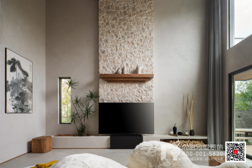 300㎡自然系度假别墅及养老房设计丨杭州尚层装饰-7