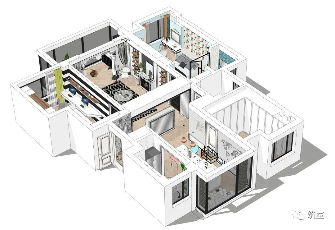 自然宜居，大气实用的公寓设计-39