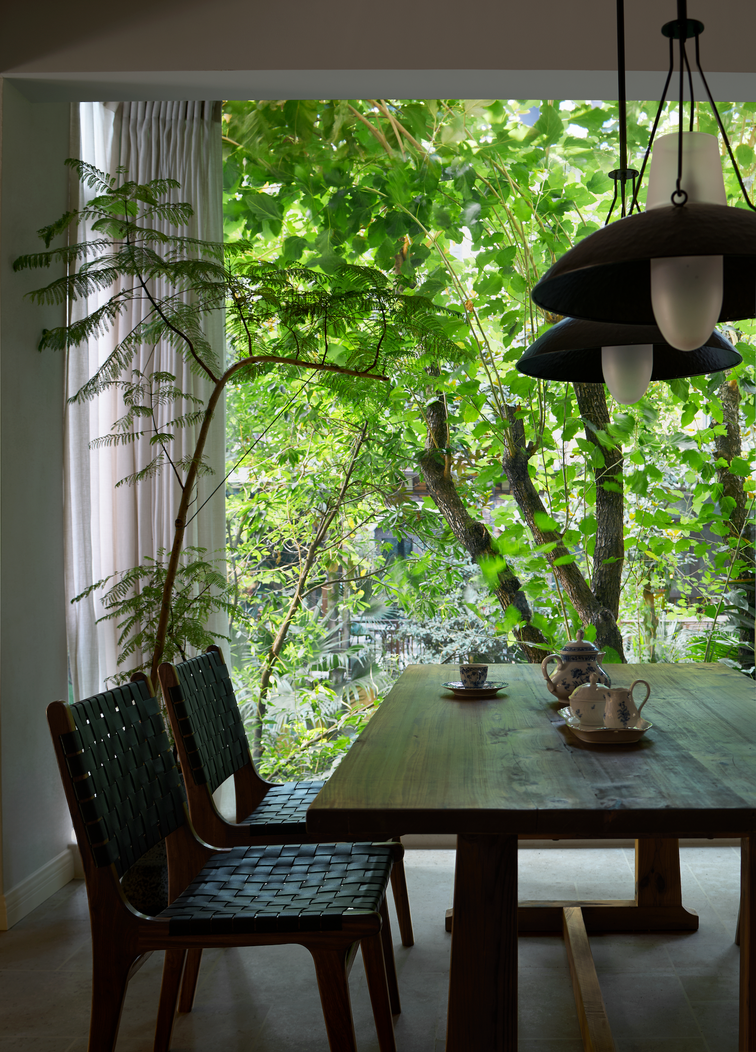 新作｜周子鉴：重庆1000㎡私宅，绿意盎然，如入画中-37