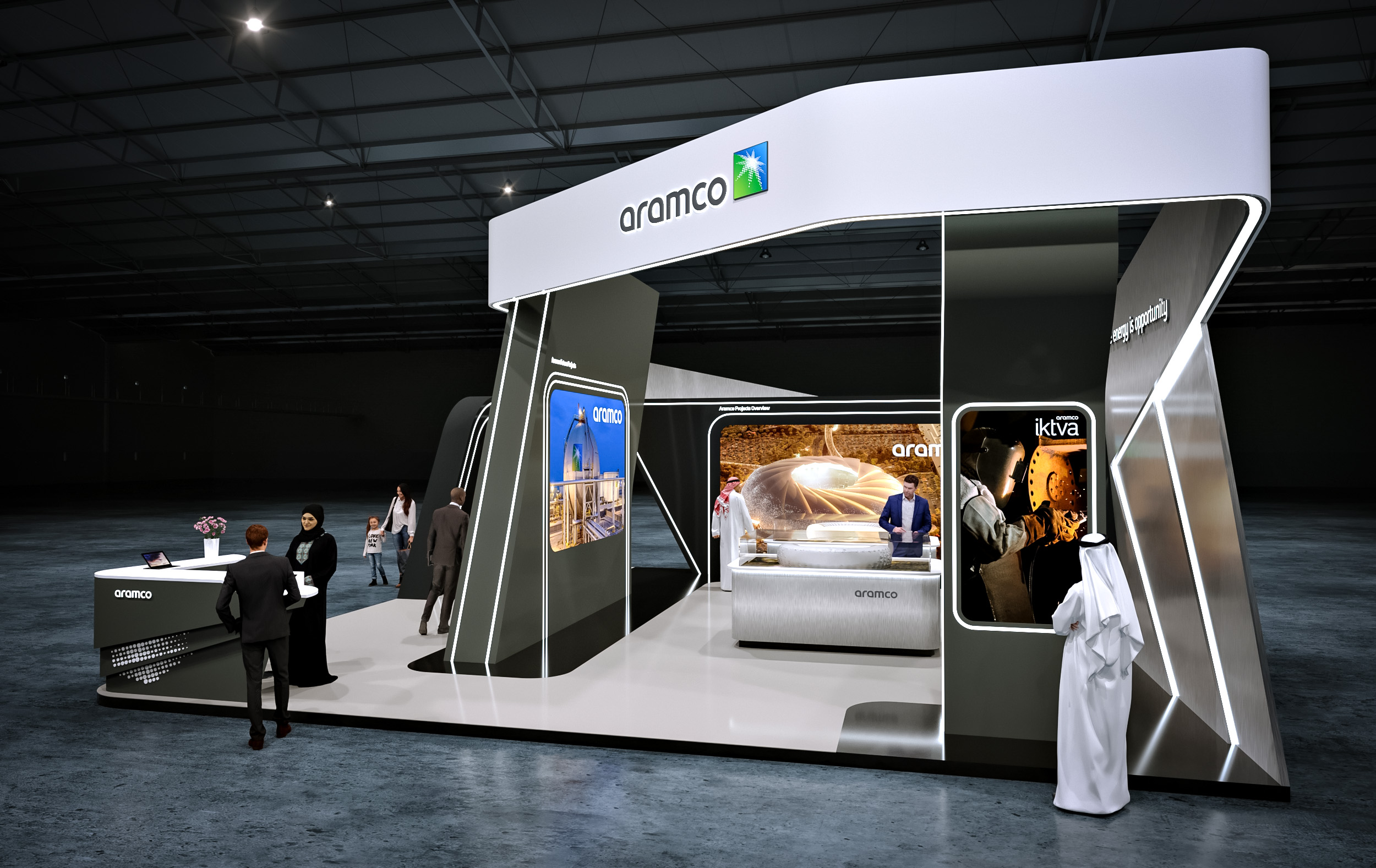 ARAMCO Stand 10m x 10m-1