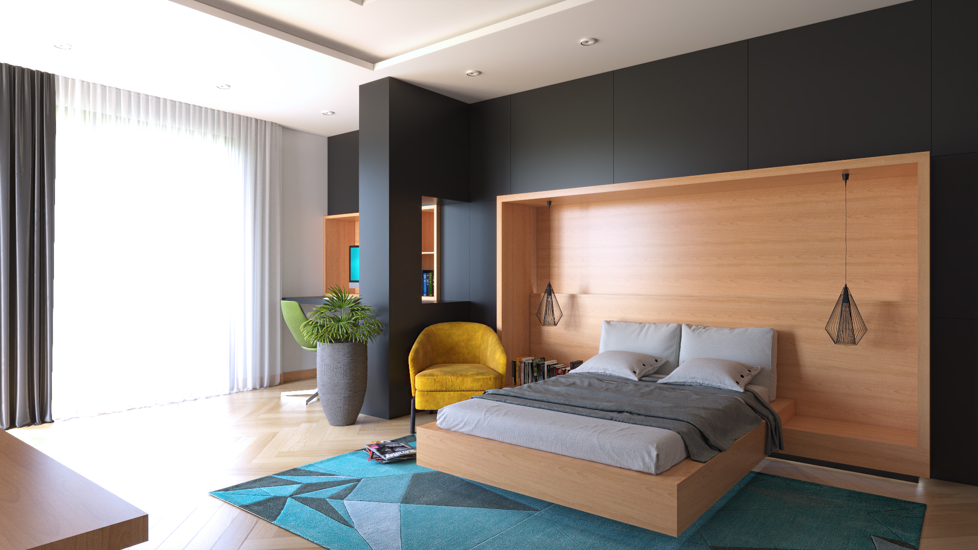Teenager kid Bedroom Design-2