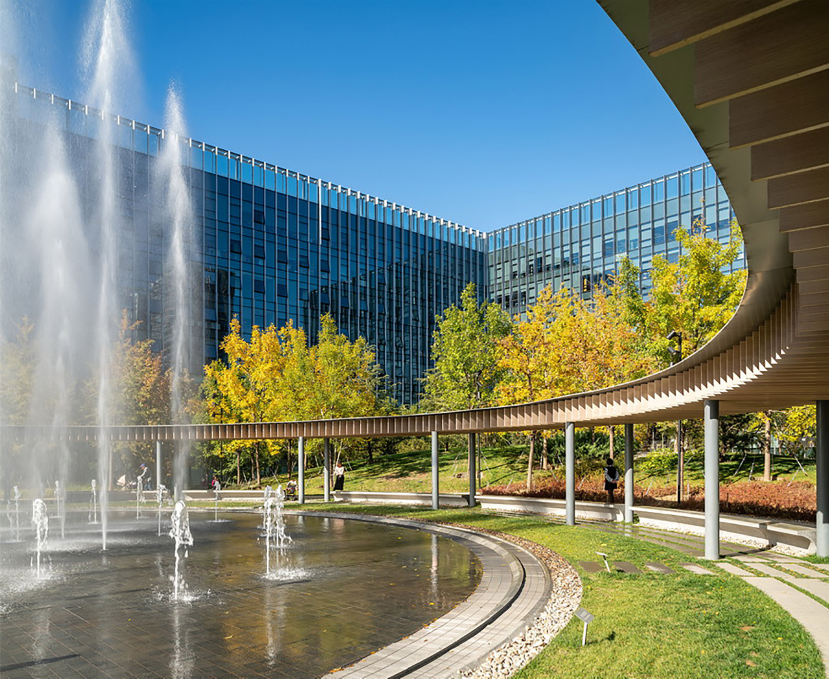 合院中的绿林·利星行中心（北京）景观设计丨中国北京-3