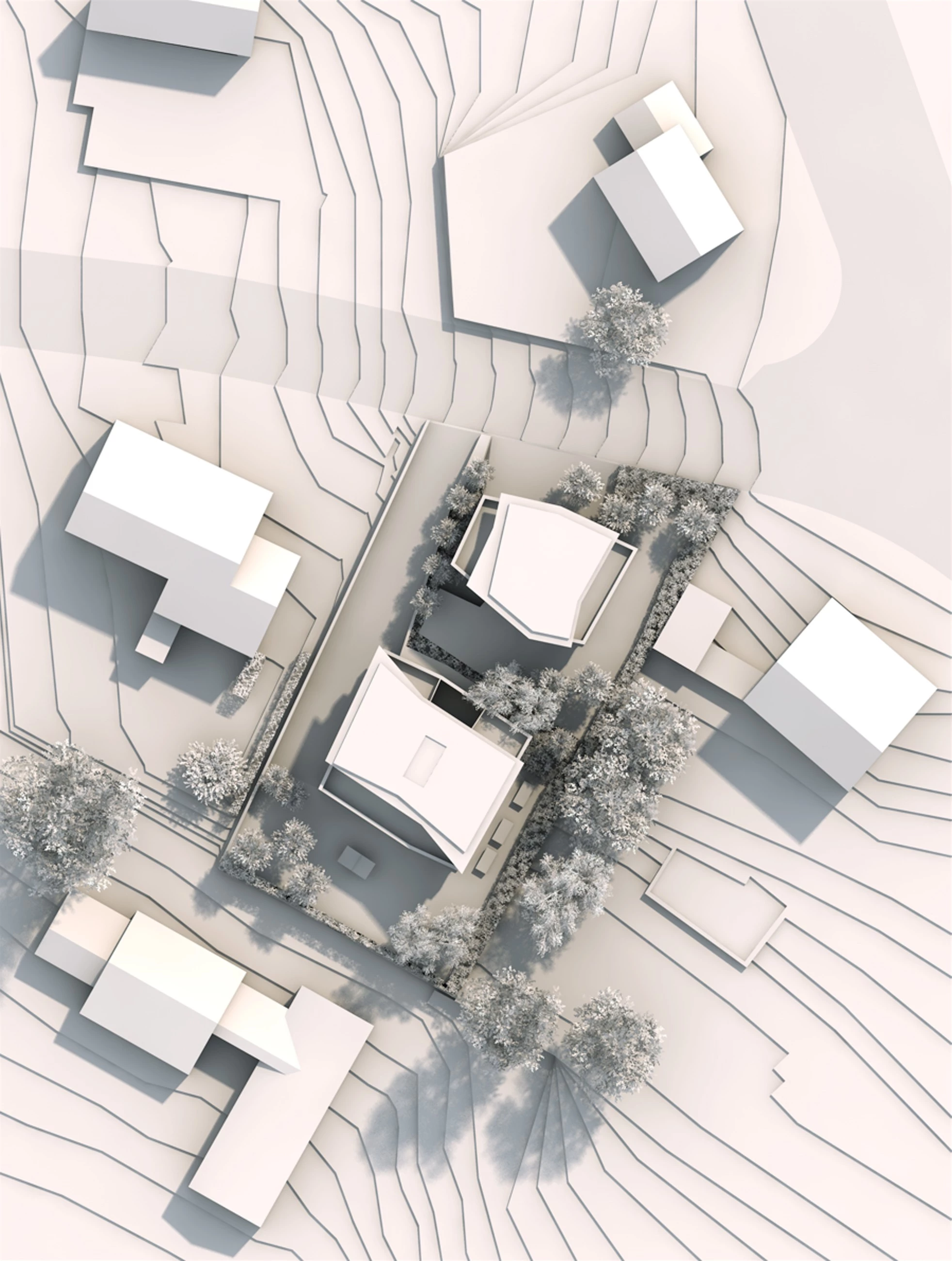 瑞士 Adliswil 两户独立住宅设计-35