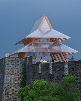 “再现拱辰门”·亭林园北门艺术装置丨中国建筑设计研究院有限公司一脉设计研究中心